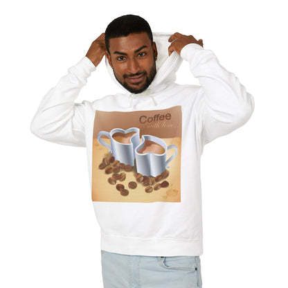 Coffee With Love Unisex Lightweight Hoodie