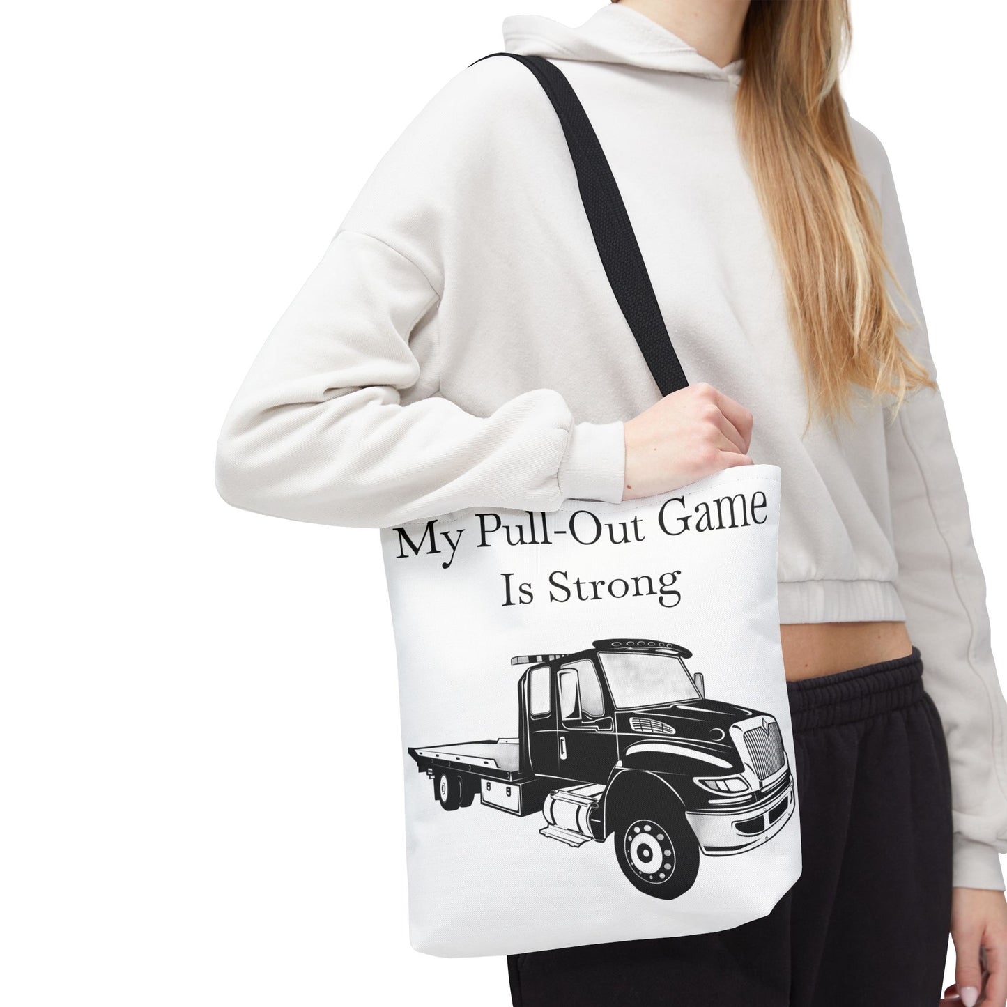 Pull Out Flatbed Tow Truck Tote Bag
