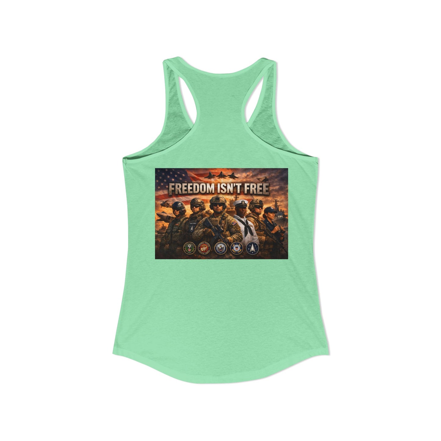 Freedom Isn't Free Women's Racerback Tank