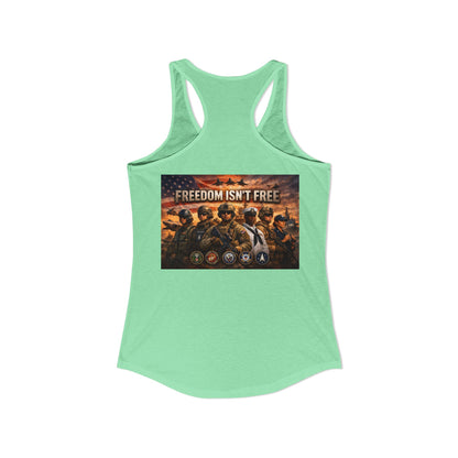 Freedom Isn't Free Women's Racerback Tank