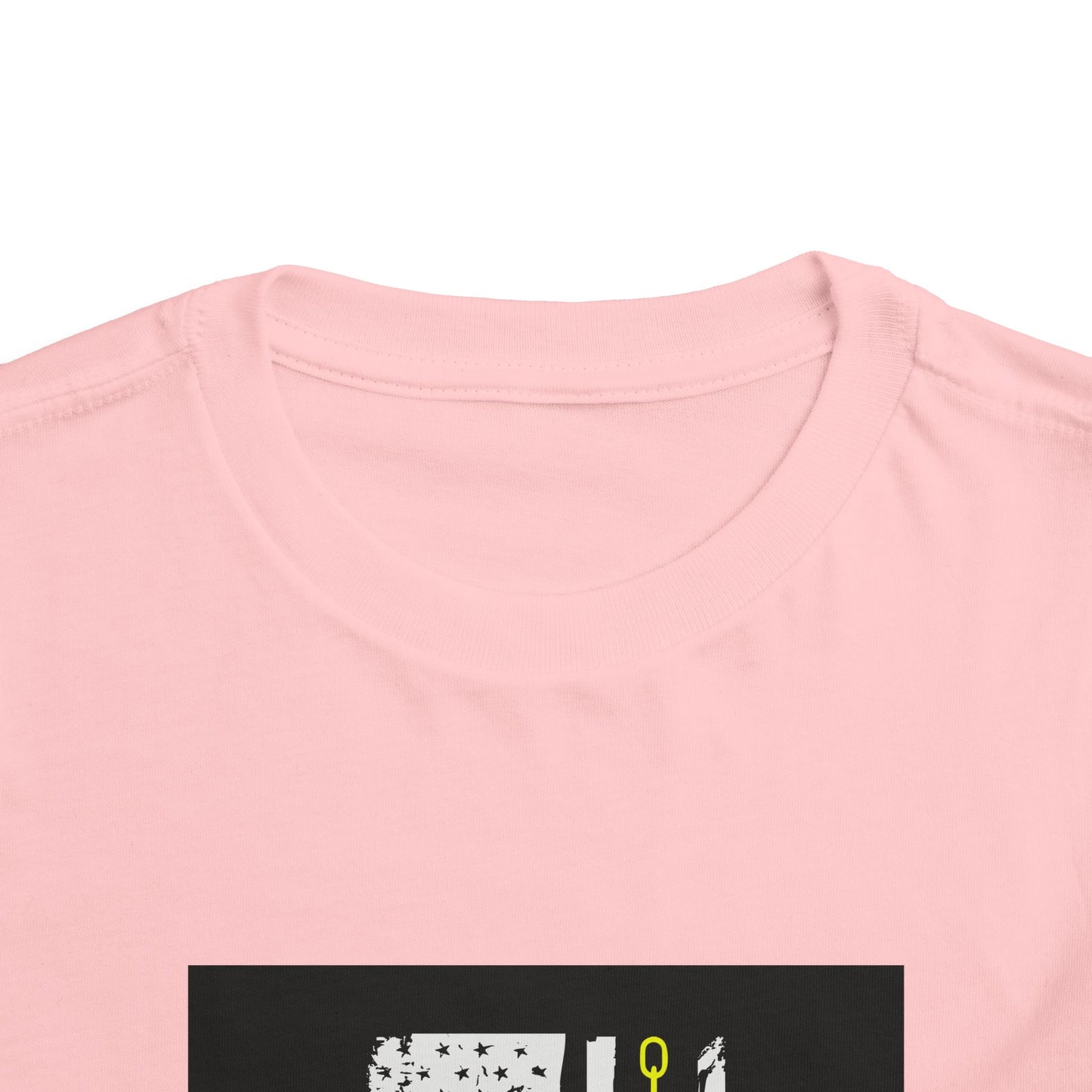 Thin Yellow Line Toddler Unisex Short Sleeve Crewneck Tee