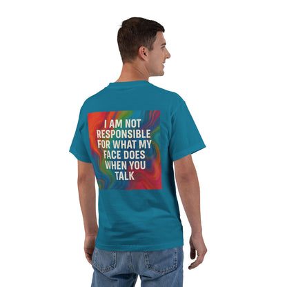When You Talk Men's Short-Sleeve Crewneck Tee