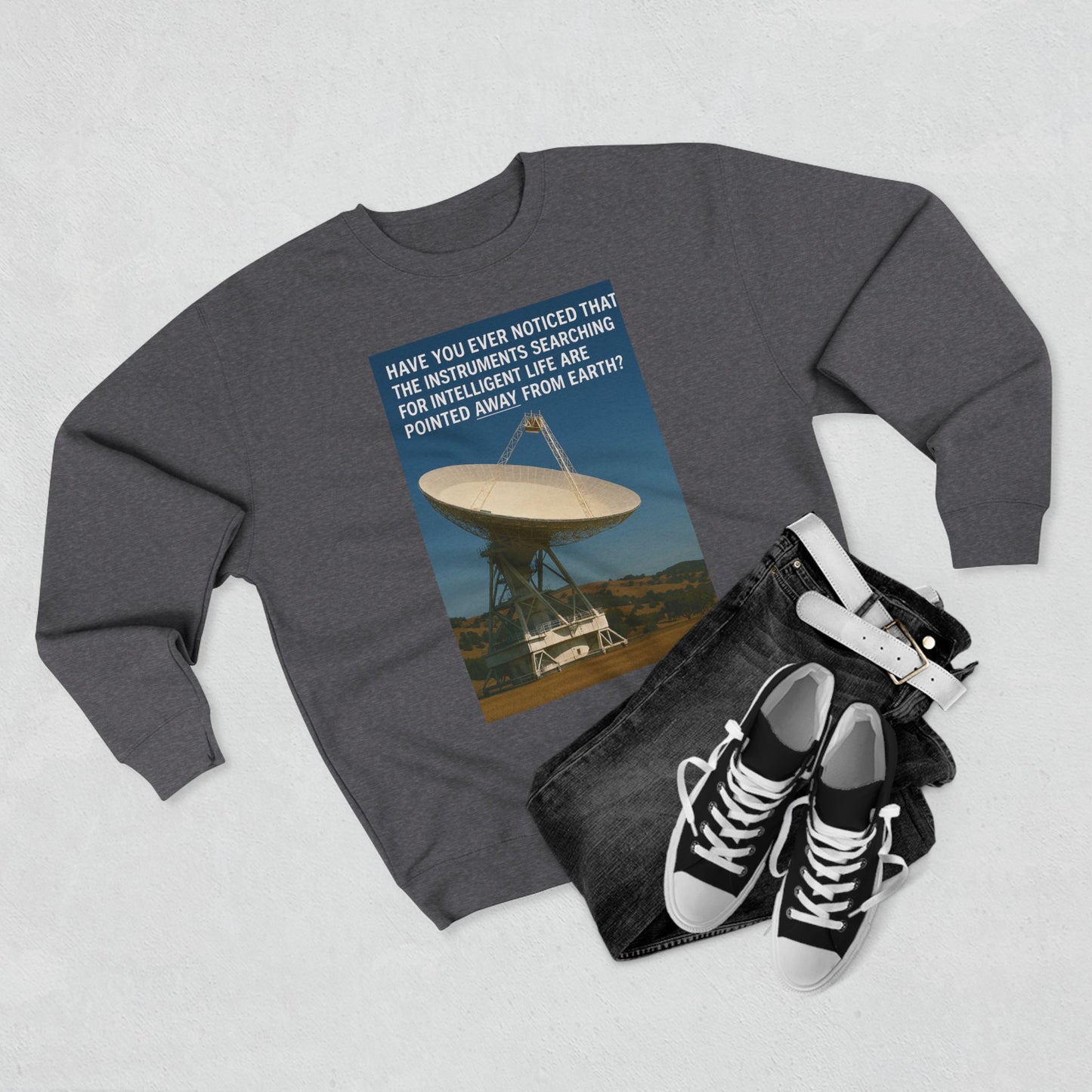 Intelligent Life Unisex Crewneck Sweatshirt