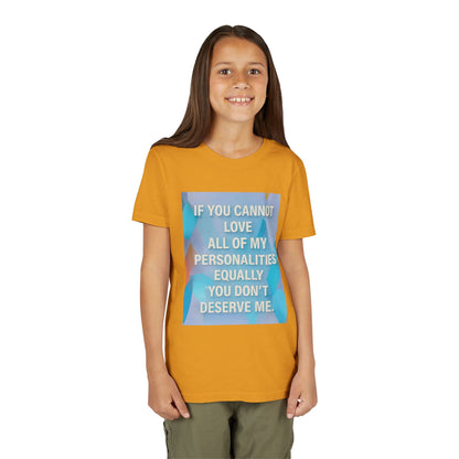 All Of My Personalities Youth Unisex Short Sleeve Crewneck Tee