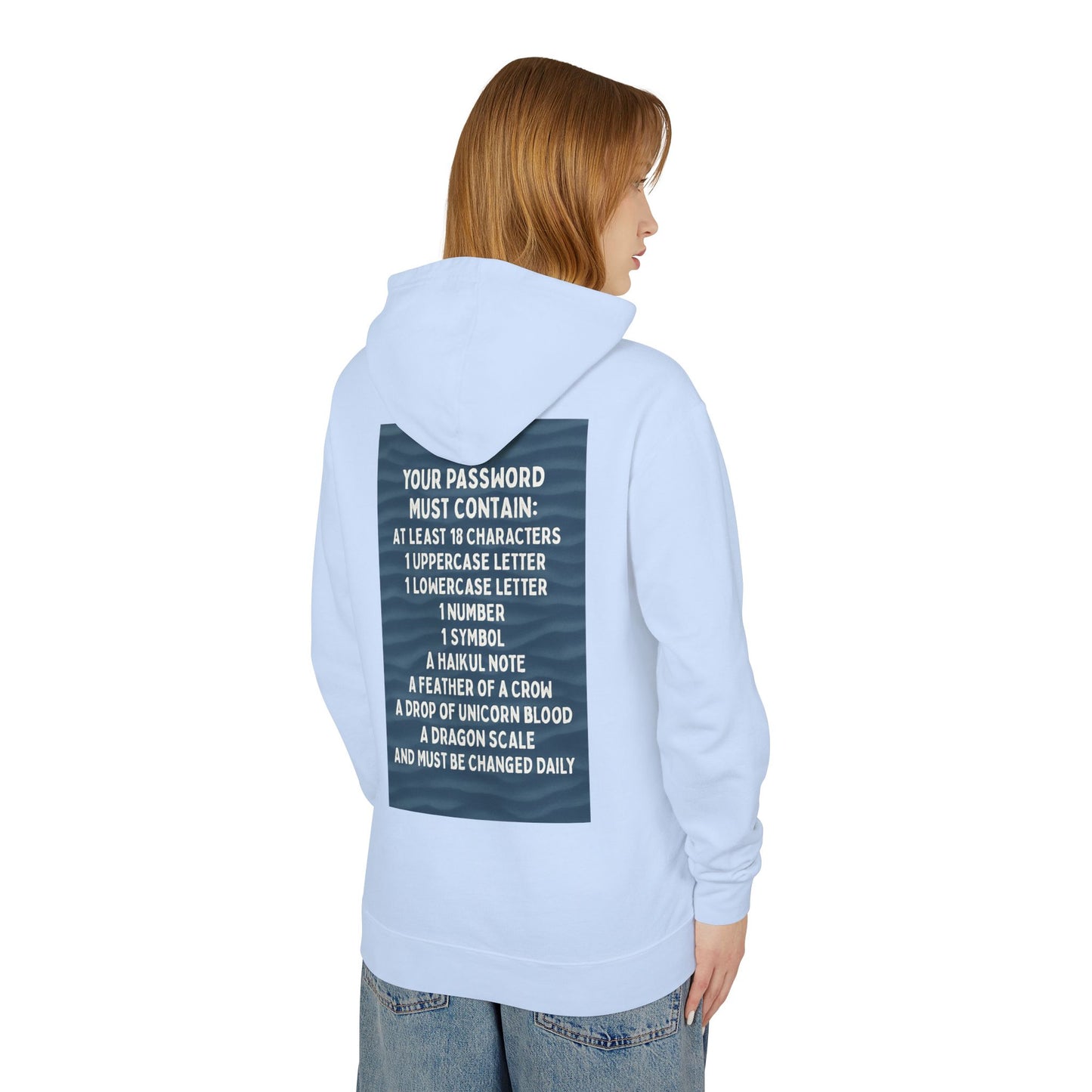 Password Unisex Lightweight Hoodie