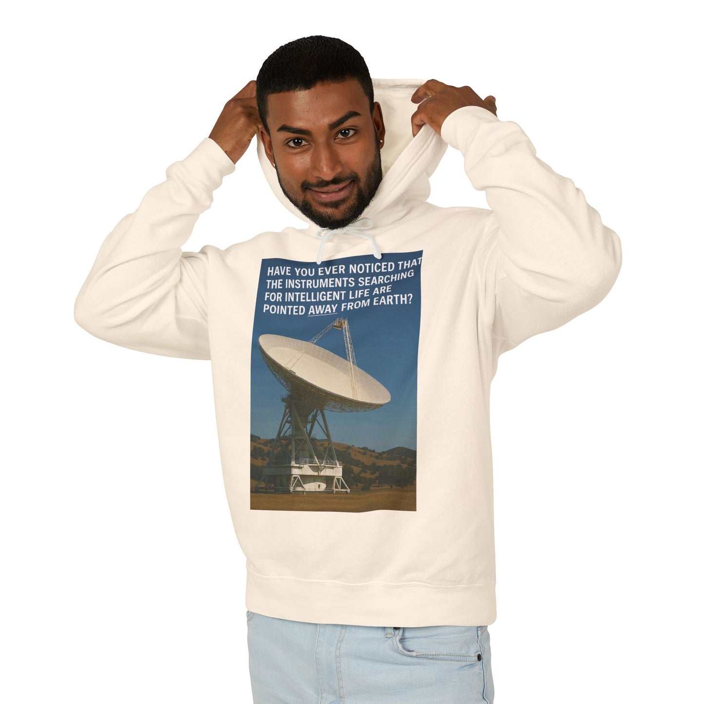 Intelligent Life Unisex Lightweight Hoodie
