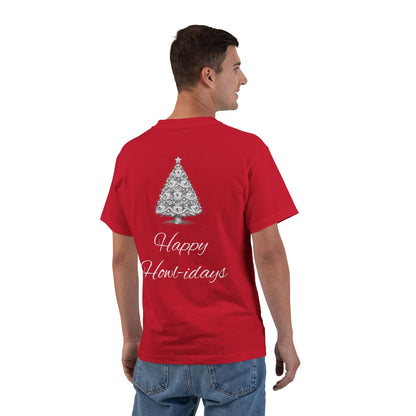 Happy Howl-idays Men's Short-Sleeve Crewneck Tee