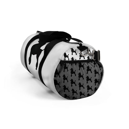 Poodle Silhouette Duffel Bag
