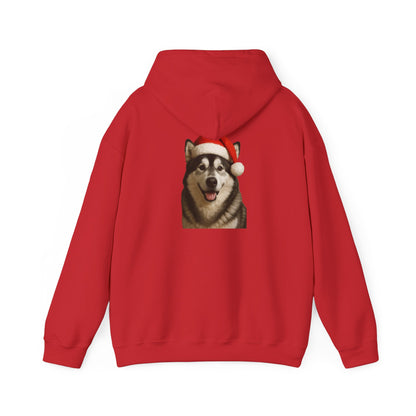 Santa Paws Malamute Unisex Hoodie