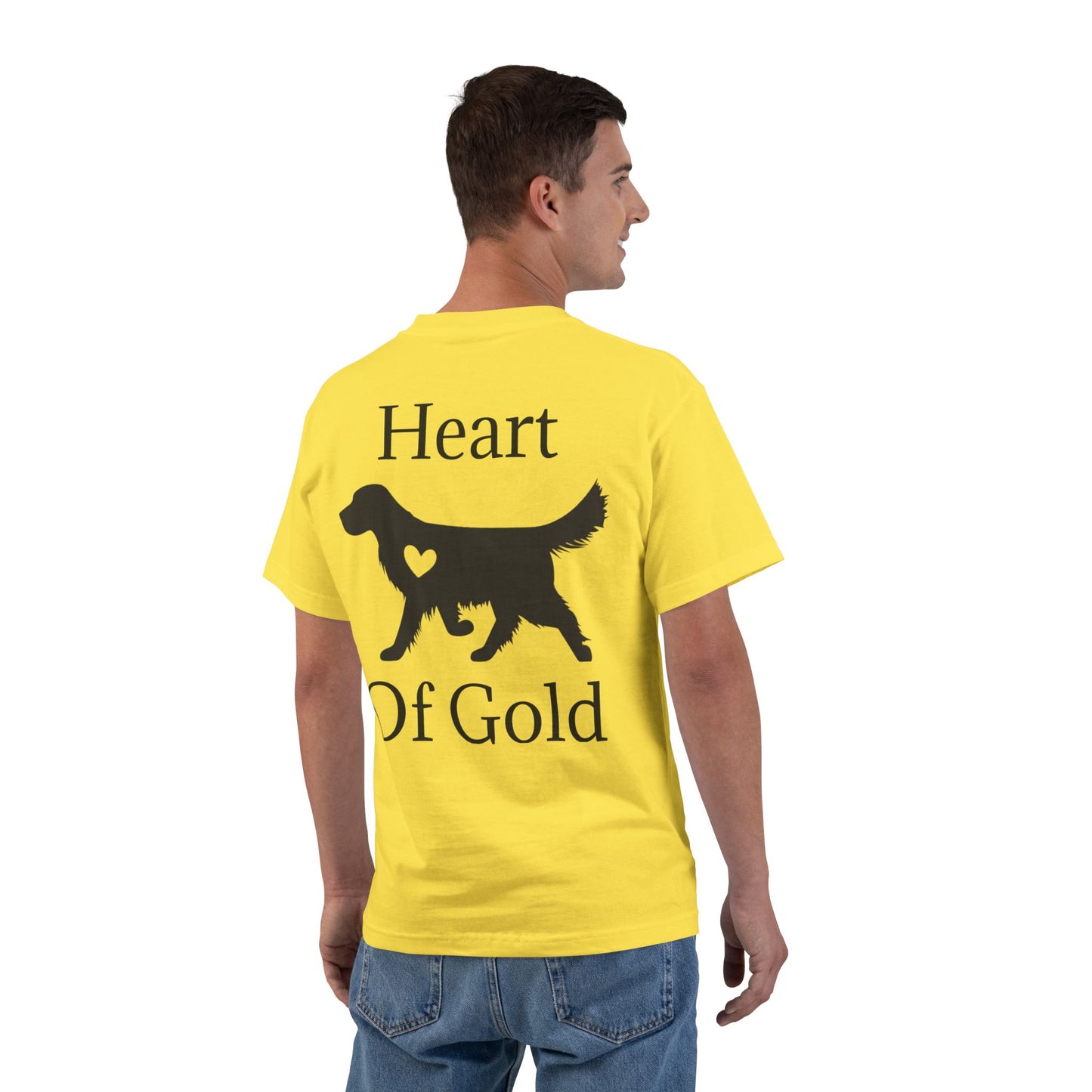 Heart Of Gold Men's Short-Sleeve Crewneck Tee