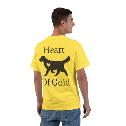 Heart Of Gold Men's Short-Sleeve Crewneck Tee