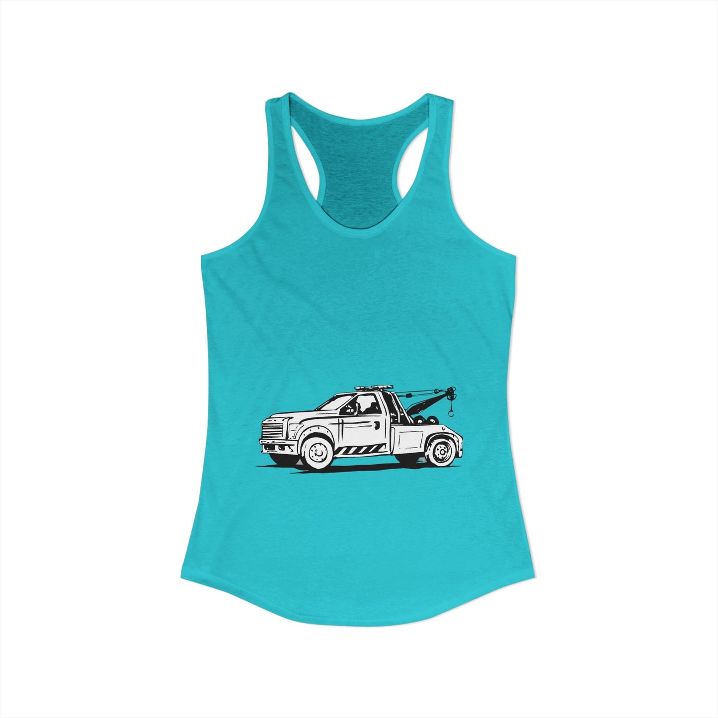 Wheel Lift Tow Truck Women's Racerback Tank