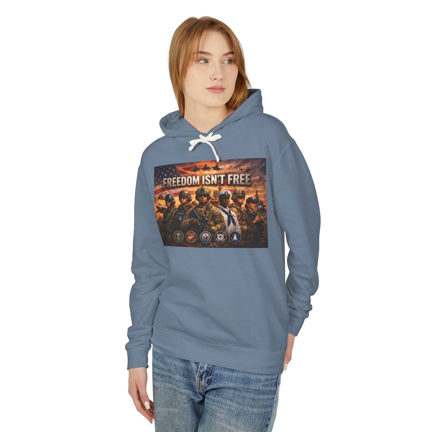 Freedom Isn't Free Unisex Lightweight Hoodie
