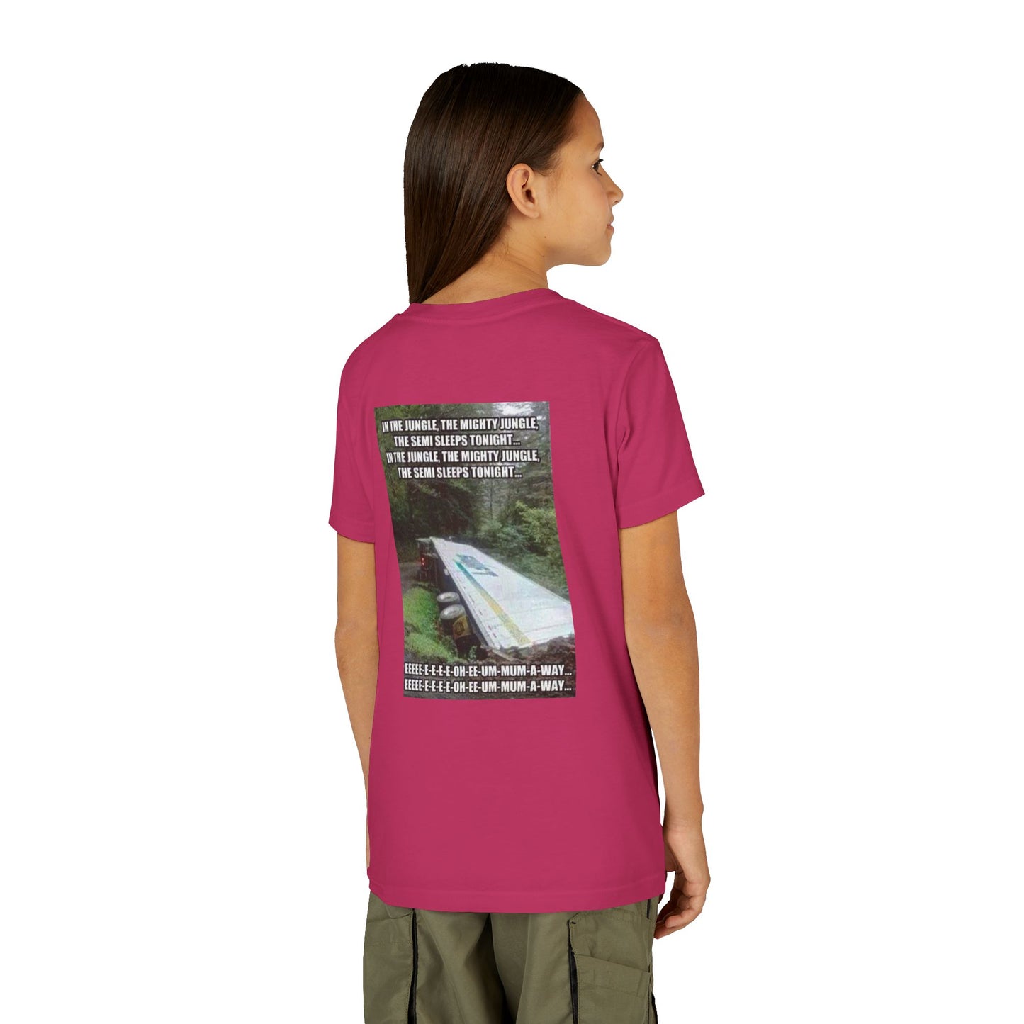Semi Sleeps Youth Unisex Short Sleeve Crewneck Tee