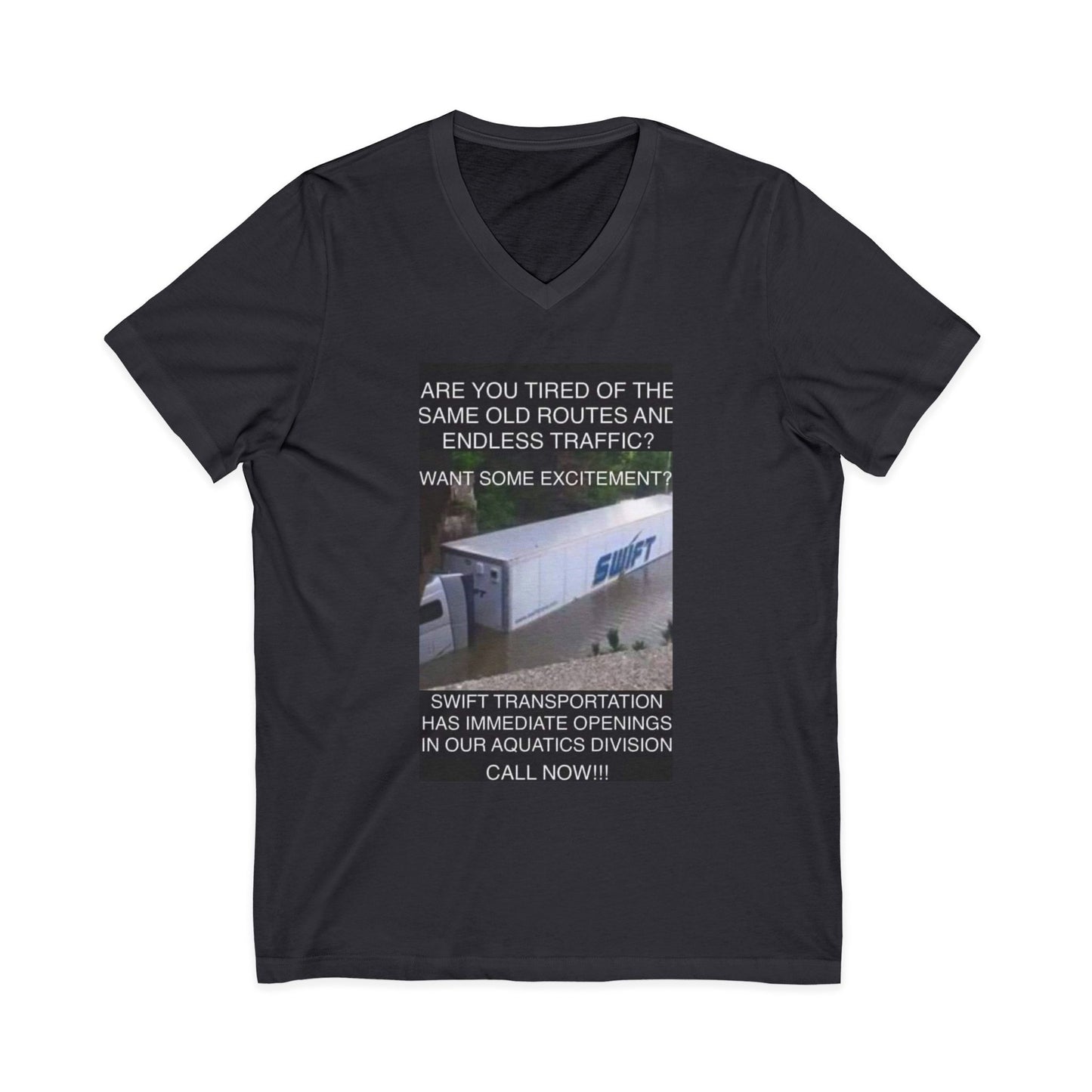 Swift Aquatics Unisex Short Sleeve V-Neck Tee