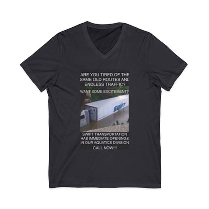 Swift Aquatics Unisex Short Sleeve V-Neck Tee