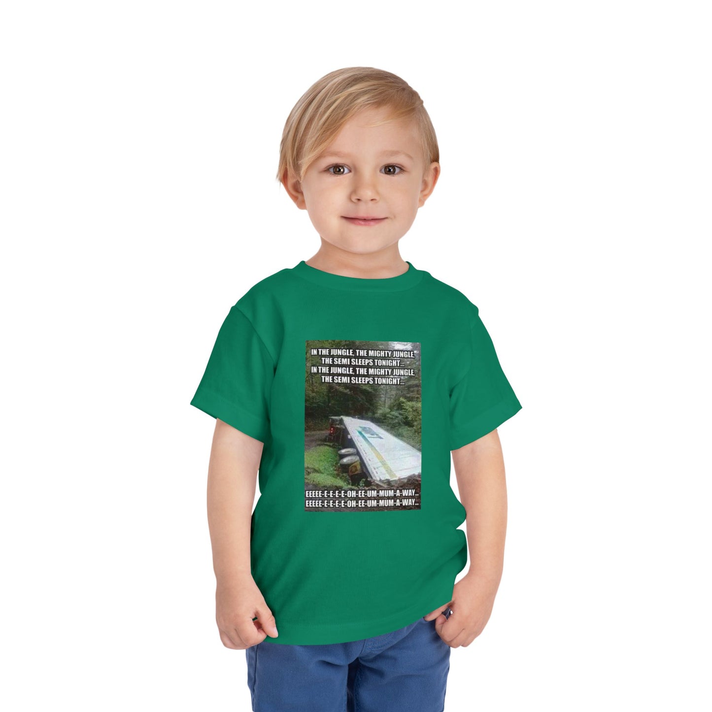 Semi Sleeps Toddler Unisex Short Sleeve Crewneck Tee