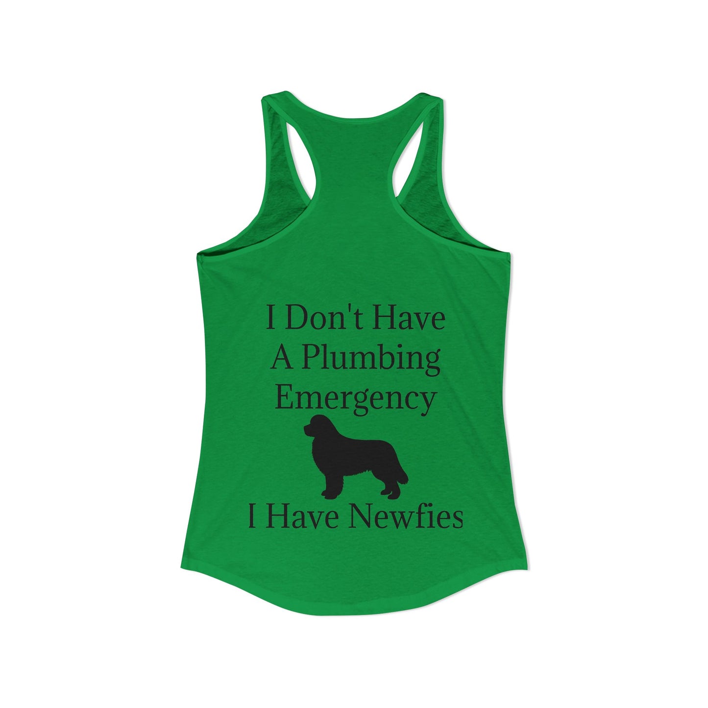 Plumbing Emergency Women's Racerback Tank