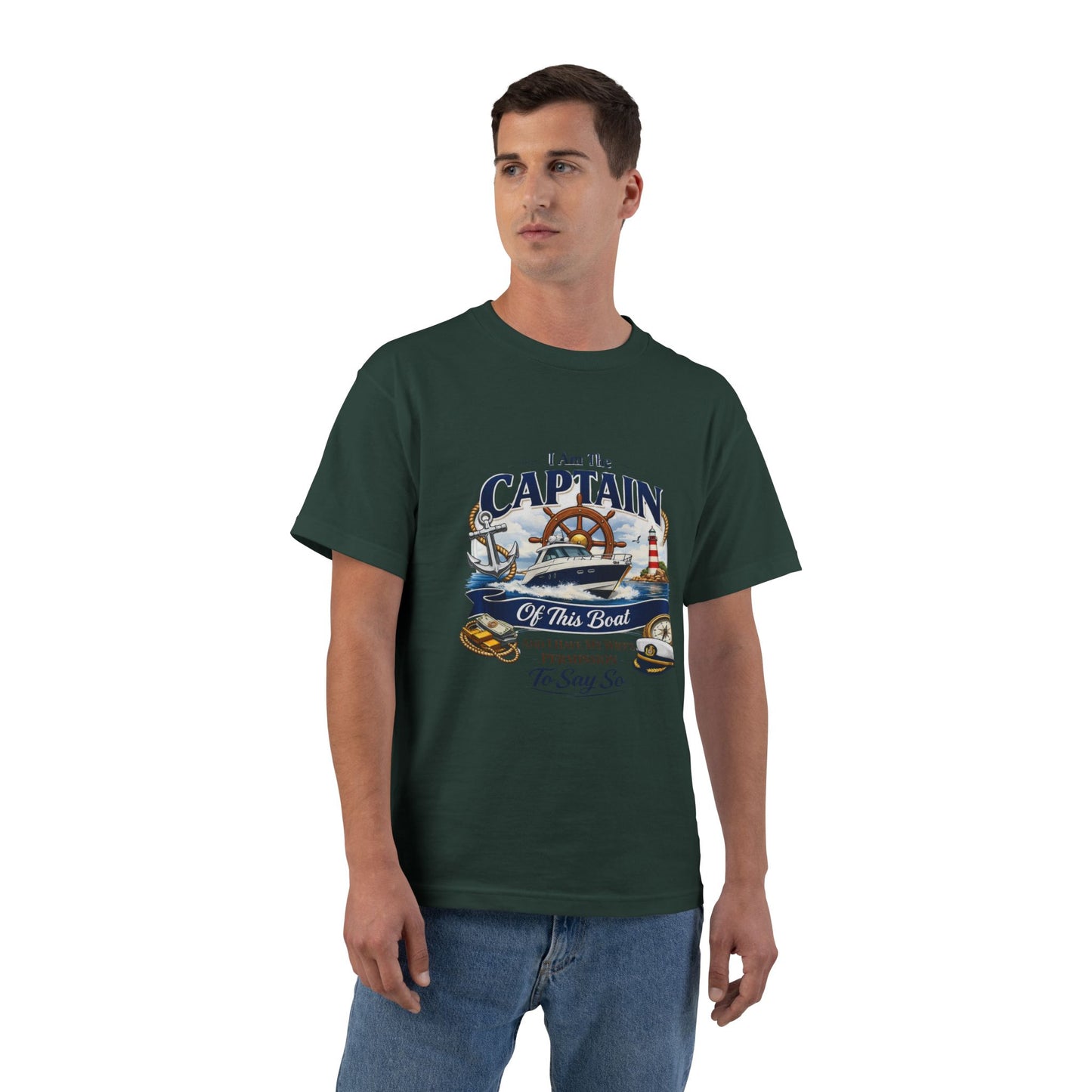 Captain Men's Short-Sleeve Crewneck Tee