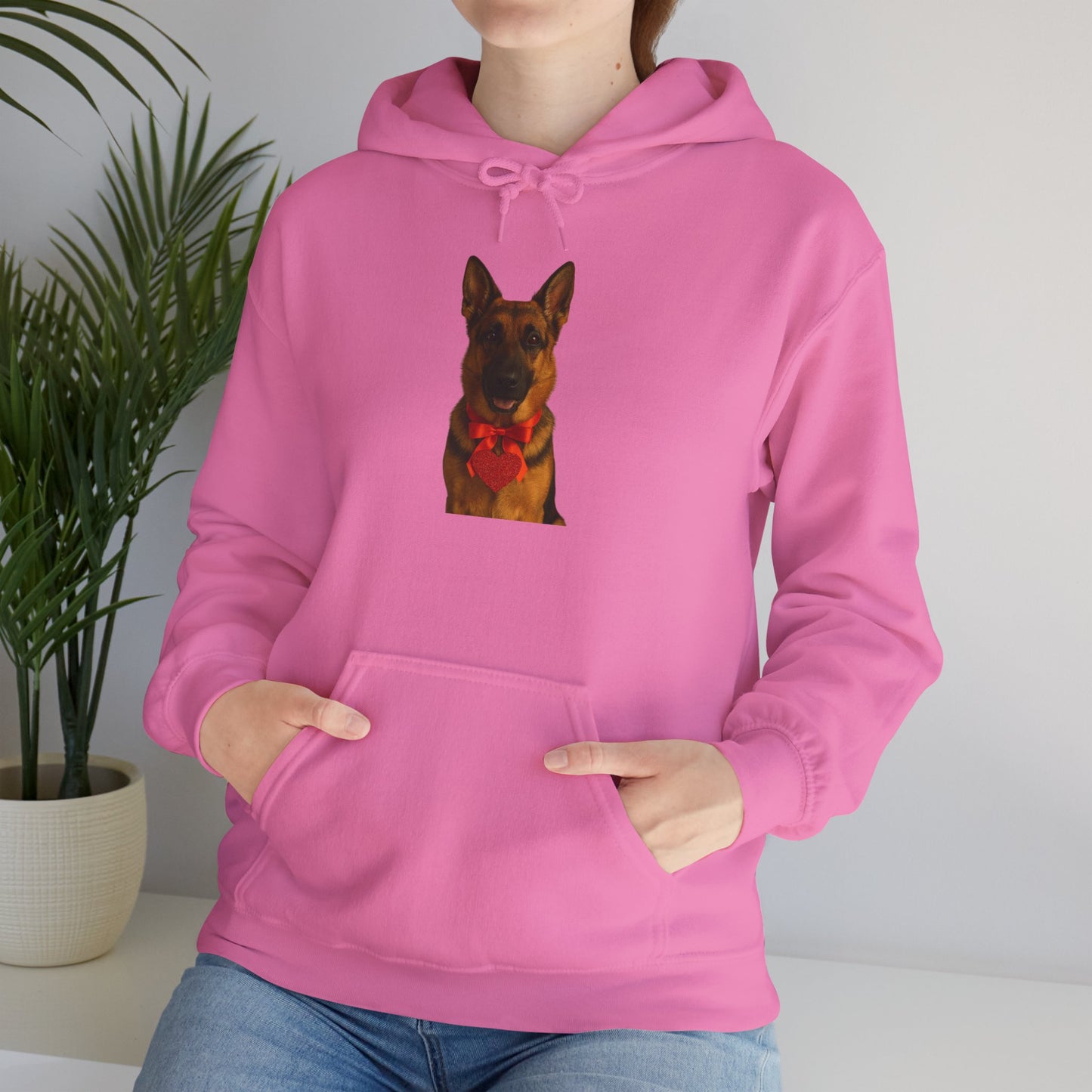 Cupid's Companion German Shepherd Unisex Hoodie