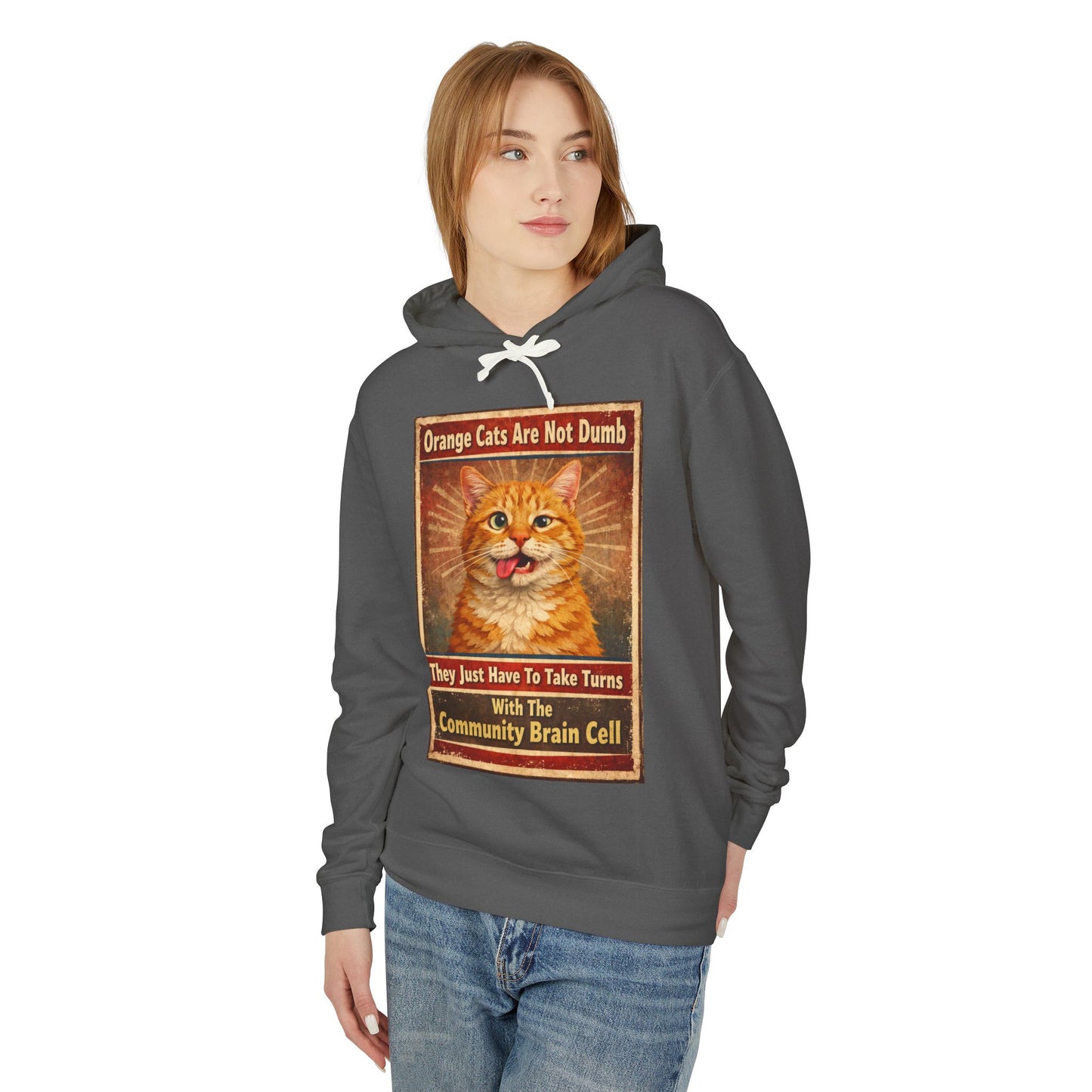 Community Brain Cell Unisex Lightweight Hoodie