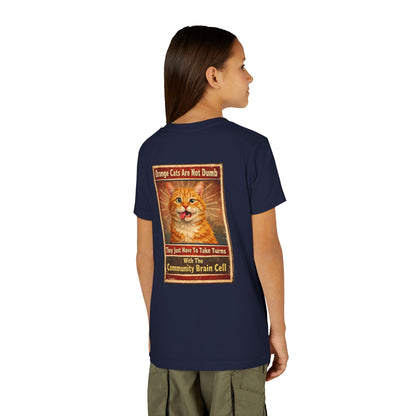 Community Brain Cell Youth Unisex Short Sleeve Crewneck Tee