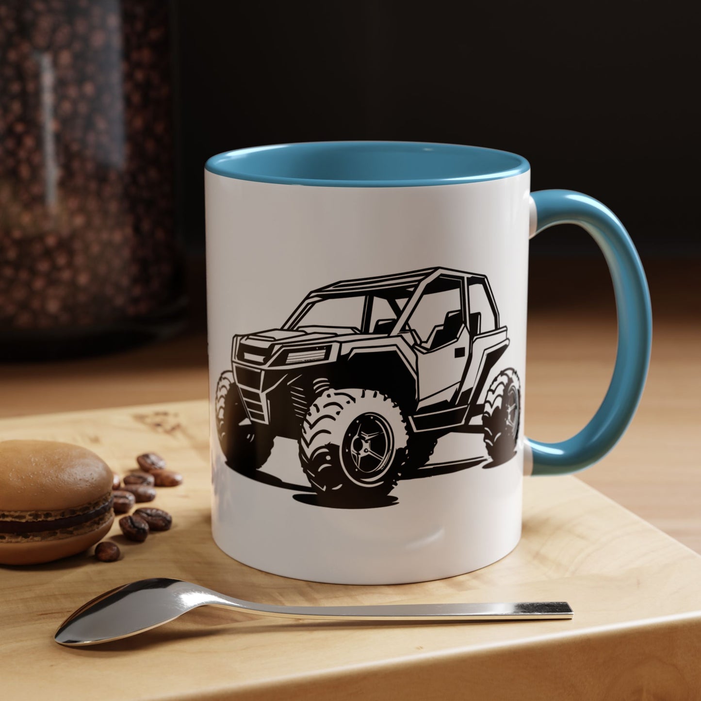 Off The Beaten Path Side By Side 2-Tone Coffee Mug