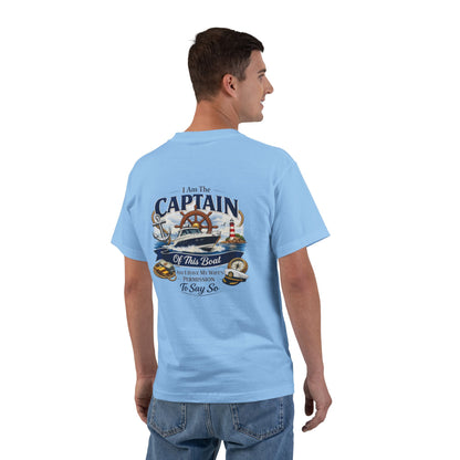 Captain Men's Short-Sleeve Crewneck Tee