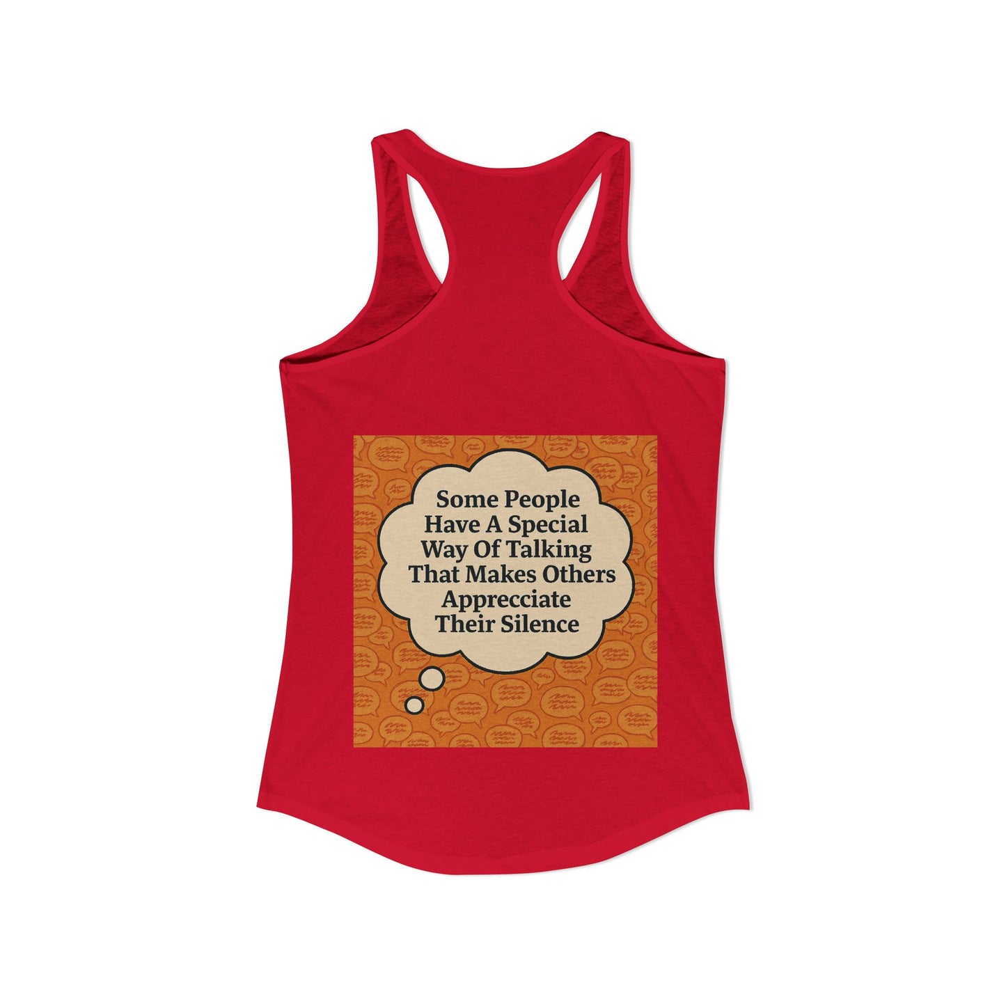 Special Way Of Talking Women's Racerback Tank