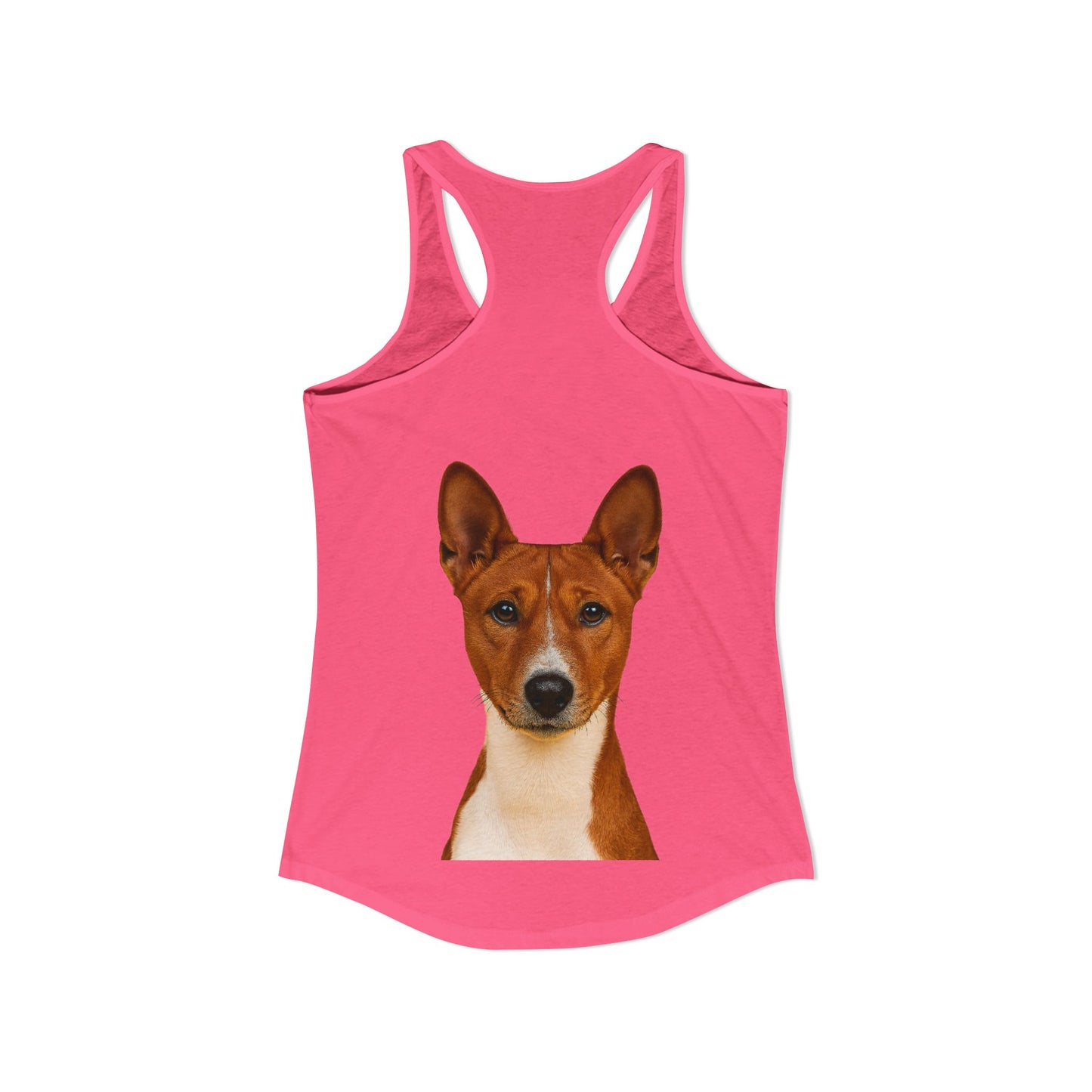 Basenji Head Women's Racerback Tank