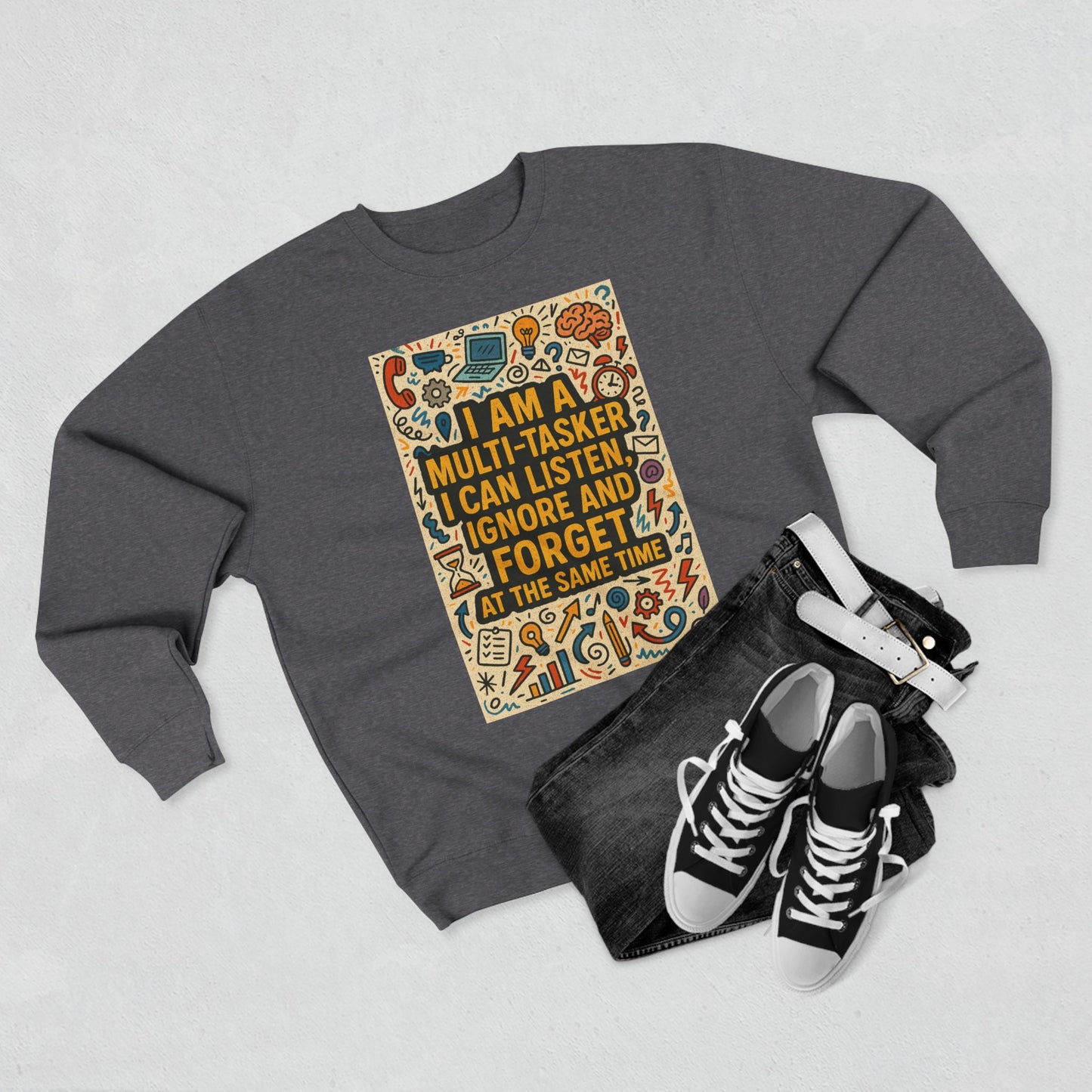 Multi-Tasker Unisex Crewneck Sweatshirt