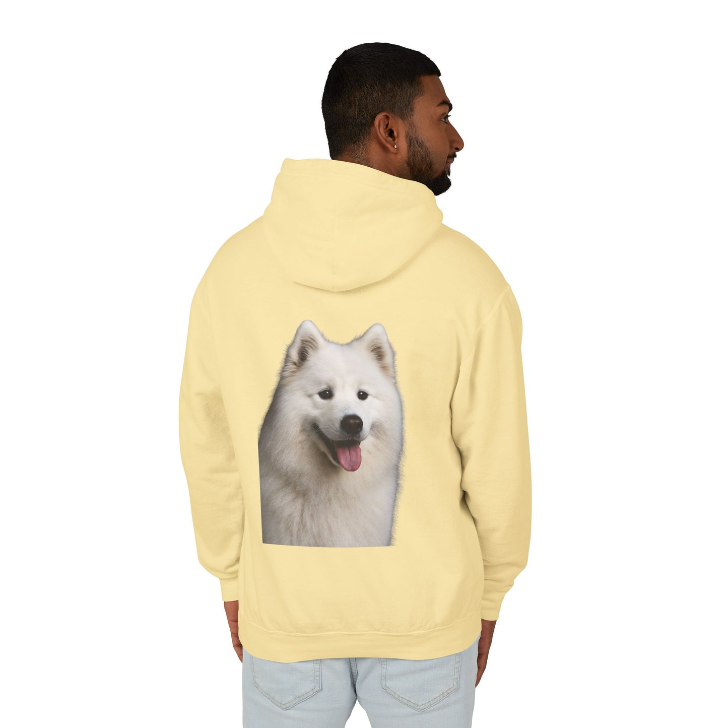 Samoyed Head Unisex Lightweight Hoodie