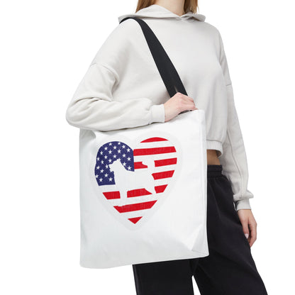 Malamute Flag Tote Bag