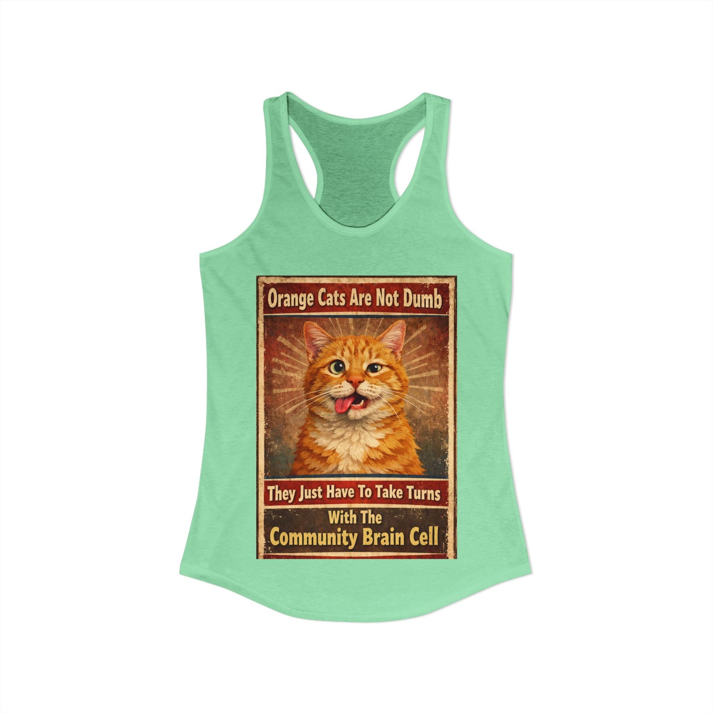 Community Brain Cell Women's Racerback Tank