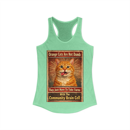 Community Brain Cell Women's Racerback Tank