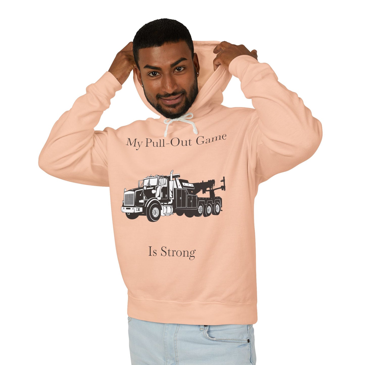 Pull Out Heavy Tow Truck Unisex Lightweight Hoodie