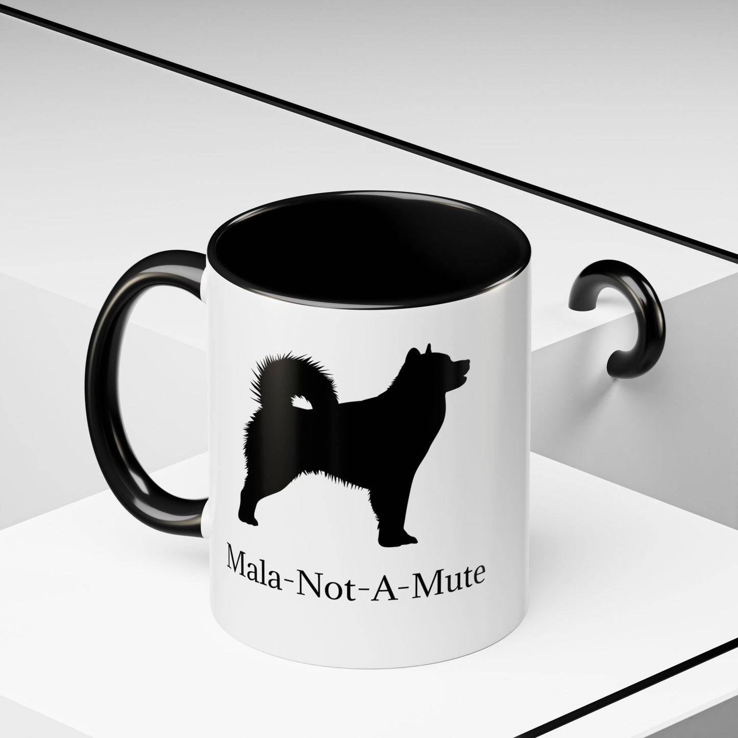 Mala-Not-A-Mute 2-Tone Coffee Mug