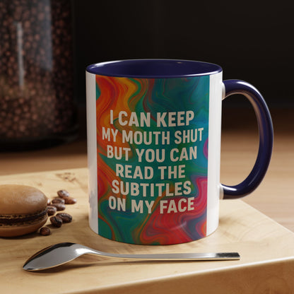 Subtitles 2-Tone Coffee Mug