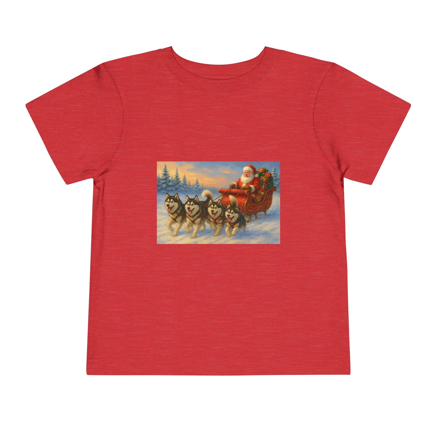 Dashing Through The Snow Toddler Unisex Short Sleeve Crewneck Tee