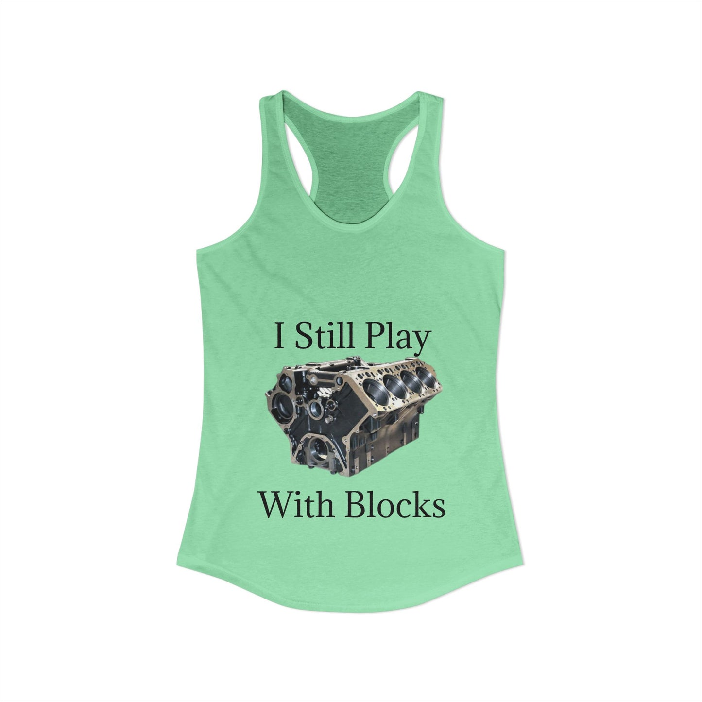 Play With Blocks Women's Racerback Tank