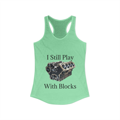 Play With Blocks Women's Racerback Tank