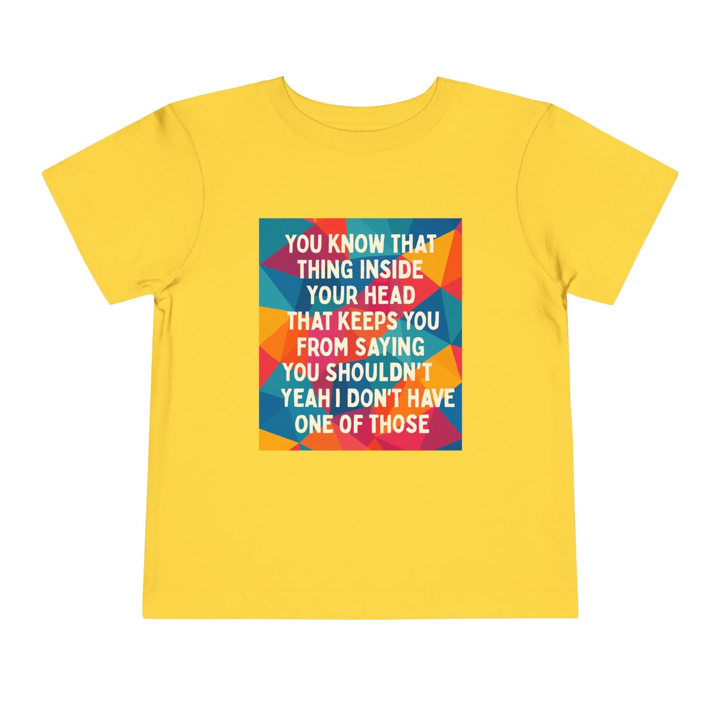 No Filter Toddler Unisex Short Sleeve Crewneck Tee