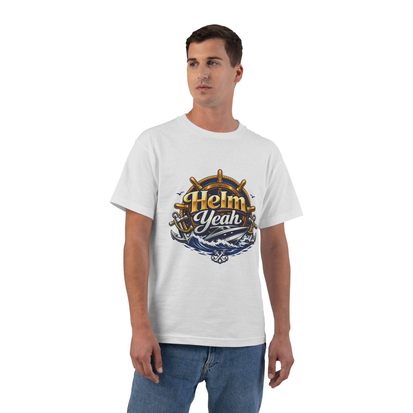Helm Yeah Men's Short-Sleeve Crewneck Tee
