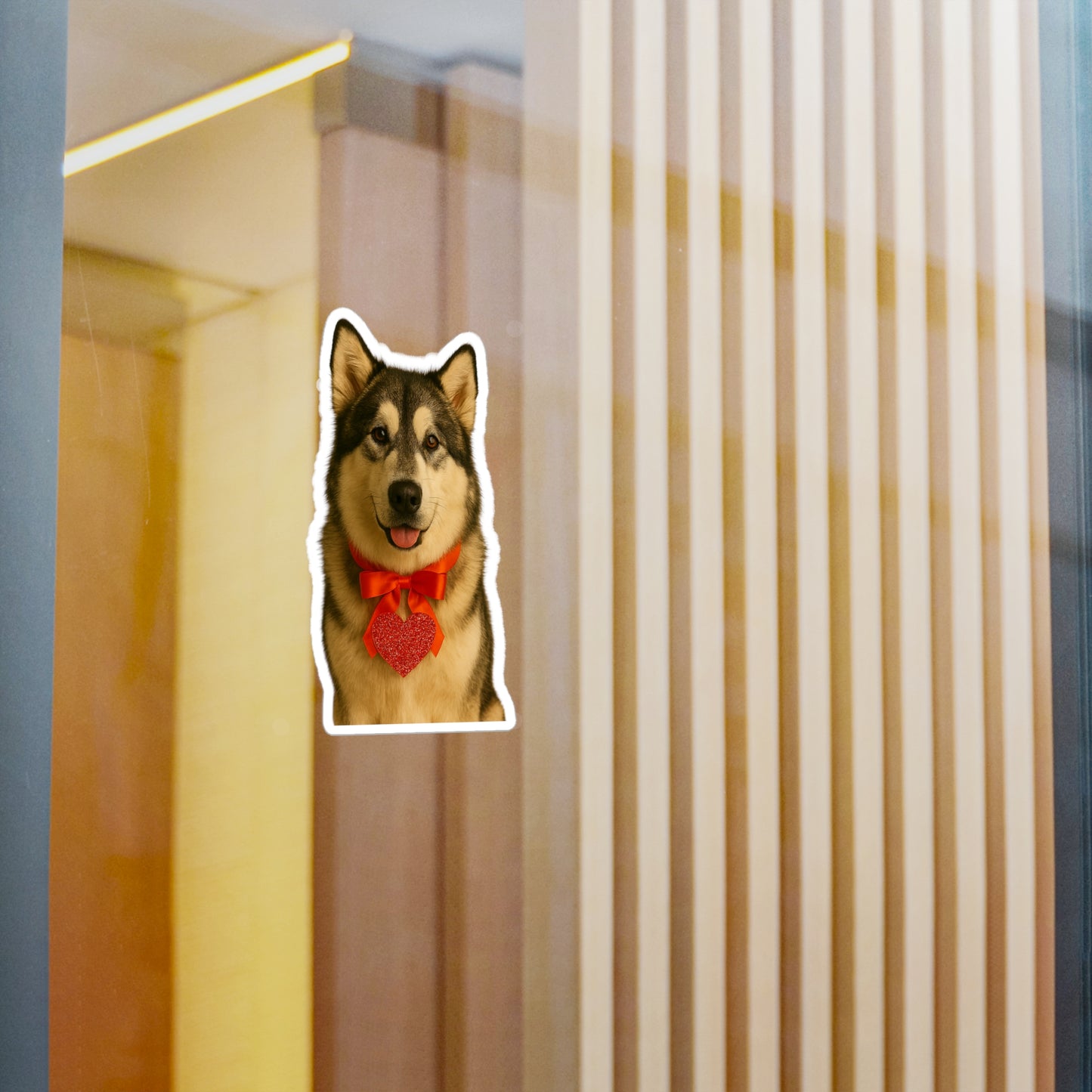 Cupid's Companion Malamute Vinyl Decal