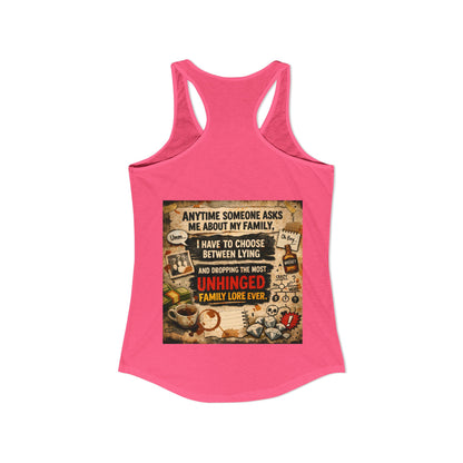 Unhinged Family Women's Racerback Tank