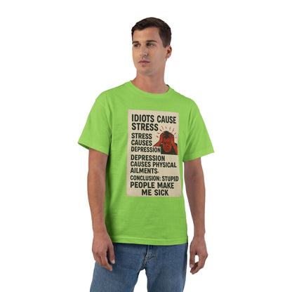 Stupid People Men's Short-Sleeve Crewneck Tee