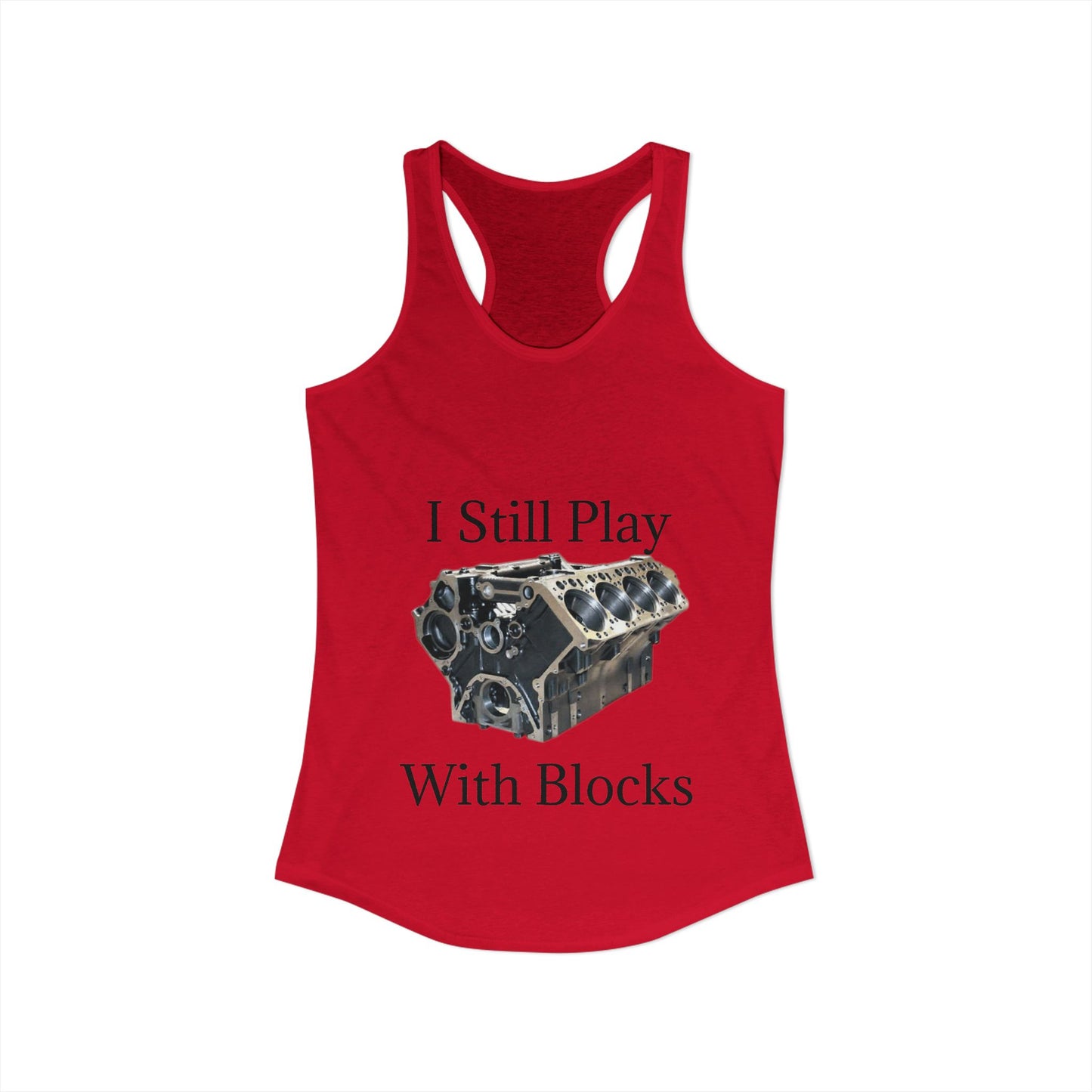 Play With Blocks Women's Racerback Tank