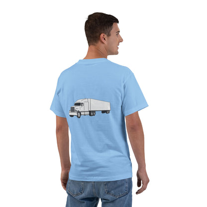 Semi Truck Men's Short-Sleeve Crewneck Tee