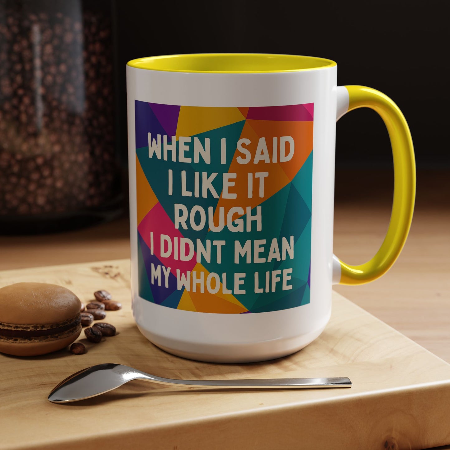 Like It Rough 2-Tone Coffee Mug