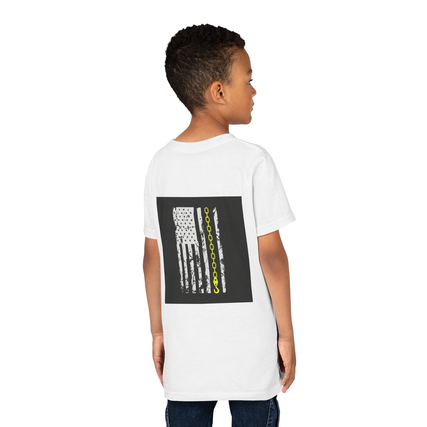 Thin Yellow Line Youth Unisex Short Sleeve Crewneck Tee